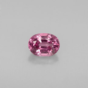 0.64캐럿 천연 퍼플 스피넬, 타원형 컷, 5.6×4.2 mm, VVS-VS