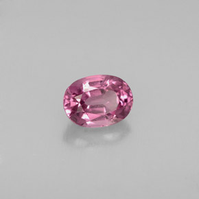 0.64캐럿 천연 퍼플 스피넬, 타원형 컷, 5.6×4.2 mm, VVS-VS