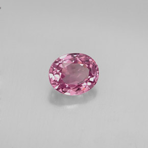 0.72캐럿 천연 퍼플 스피넬, 타원형 컷, 5.7×4.7 mm, VVS-VS