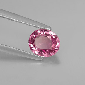 0.82캐럿 천연 퍼플 스피넬, 타원형 컷, 6×5 mm, VS