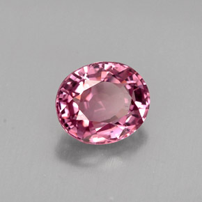0.83캐럿 천연 퍼플 스피넬, 타원형 컷, 6×5.1 mm, VS