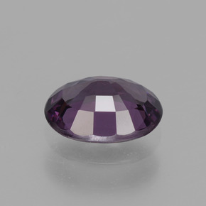 0.82캐럿 천연 퍼플 스피넬, 타원형 컷, 6.7×5.1 mm, VVS