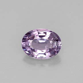 1.00캐럿 천연 퍼플 스피넬, 타원형 컷, 7×5.4 mm, VVS