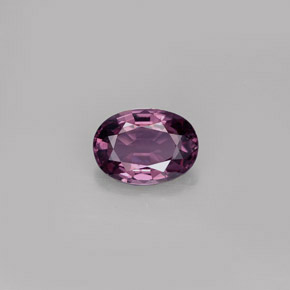0.86캐럿 천연 퍼플 스피넬, 타원형 컷, 7.1×5.1 mm, VVS-VS
