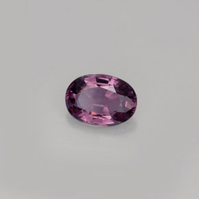 0.86캐럿 천연 퍼플 스피넬, 타원형 컷, 7.1×5.1 mm, VVS-VS