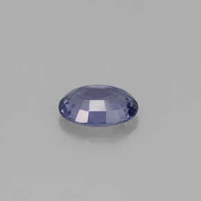 0.88캐럿 천연 블루 스피넬, 타원형 컷, 7.2×5.2 mm, VVS-VS
