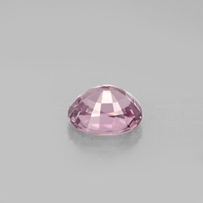 0.91캐럿 천연 핑크빛 퍼플 스피넬, 타원형 컷, 6.2×5.2 mm, VVS