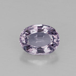 1.74캐럿 천연 퍼플 스피넬, 타원형 컷, 8×6.2 mm, VVS