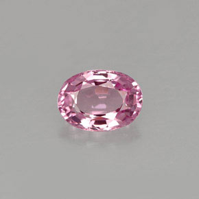 1.04캐럿 천연 핑크 스피넬, 타원형 컷, 7.2×5.2 mm, VVS