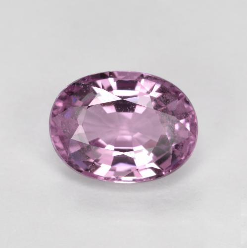 1.01캐럿 천연 미디엄 다크 퍼플 스피넬, 타원형 컷, 7×5.2 mm, VS