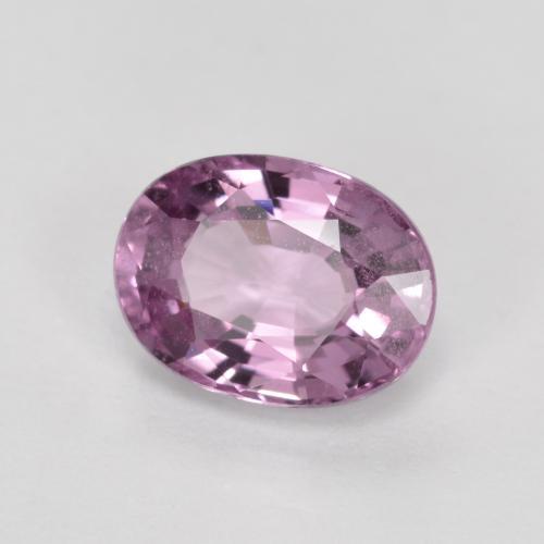 1.01캐럿 천연 미디엄 다크 퍼플 스피넬, 타원형 컷, 7×5.2 mm, VS