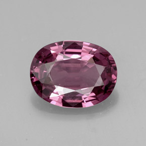 1.98캐럿 천연 핑크빛 퍼플 스피넬, 타원형 컷, 8.5×6.6 mm, VS