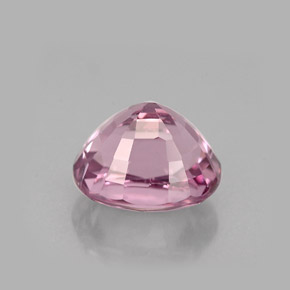 2.24캐럿 천연 보랏빛 핑크 스피넬, 타원형 컷, 7.8×6.6 mm, VVS