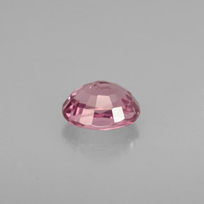 0.74캐럿 천연 핑크빛 퍼플 스피넬, 타원형 컷, 5.7×4.6 mm, VVS