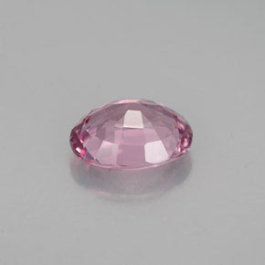 1.50캐럿 천연 보랏빛 핑크 스피넬, 타원형 컷, 8×6.2 mm, VVS-VS