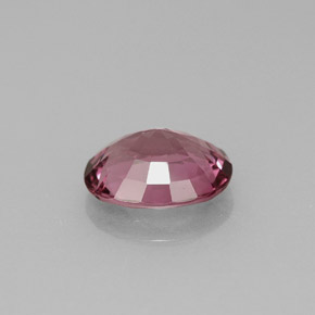 1.31캐럿 천연 핑크빛 퍼플 스피넬, 타원형 컷, 7.7×6.1 mm, VVS