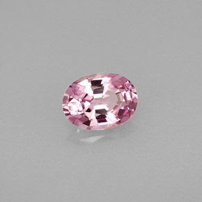 0.93캐럿 천연 핑크 스피넬, 타원형 컷, 7.1×5.2 mm, VVS-VS