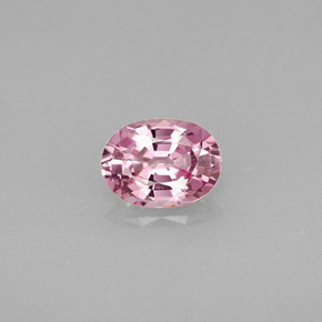0.93캐럿 천연 핑크 스피넬, 타원형 컷, 7.1×5.2 mm, VVS-VS