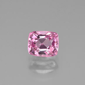 0.60캐럿 천연 바이올렛 핑크 스피넬, 쿠션 컷, 5×4.2 mm, VS
