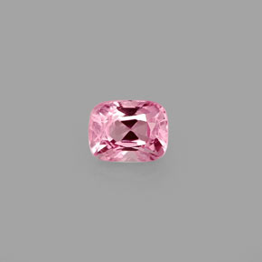 0.54캐럿 천연 핑크 스피넬, 쿠션 컷, 5.1×4 mm, VS