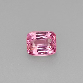 0.61캐럿 천연 핑크 스피넬, 쿠션 컷, 5.2×4.3 mm, VS