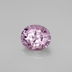 1.64캐럿 천연 퍼플 스피넬, 타원형 컷, 7.7×6.4 mm, VS