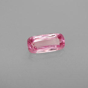 0.80캐럿 천연 핑크 스피넬, 쿠션 컷, 7.6×3.6 mm, VS
