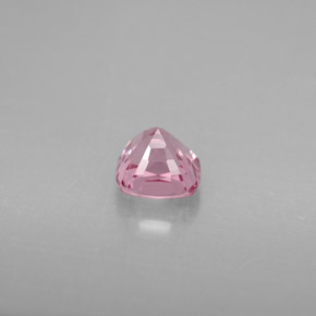 0.87캐럿 천연 핑크 스피넬, 쿠션 컷, 5.1×5.1 mm, VS