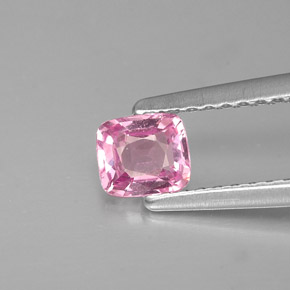 0.42캐럿 천연 핑크 스피넬, 쿠션 컷, 4.6×4 mm, VS