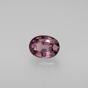 1.13캐럿 천연 퍼플 스피넬, 타원형 컷, 7×5.2 mm, VVS-VS