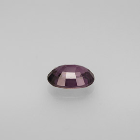 0.83캐럿 천연 딥 퍼플 스피넬, 타원형 컷, 6.8×4.7 mm, VVS-VS