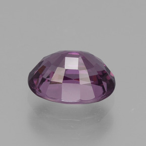 1.11캐럿 천연 퍼플 스피넬, 타원형 컷, 7×5.2 mm, VVS-VS