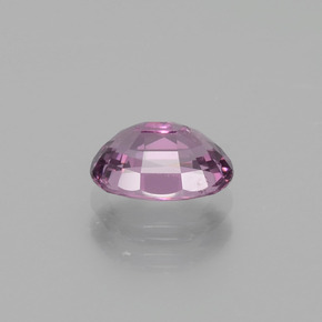 0.96캐럿 천연 바이올렛 핑크 스피넬, 타원형 컷, 6.9×4.9 mm, VS