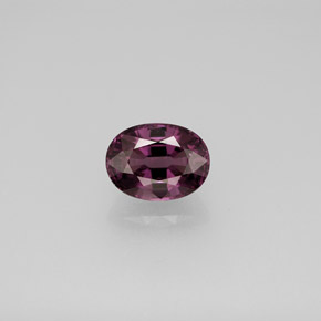 1.33캐럿 천연 딥 퍼플 스피넬, 타원형 컷, 7.1×5.3 mm, VS