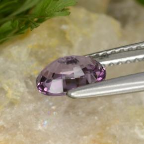 0.97캐럿 천연 다크 퍼플 스피넬, 타원형 컷, 7×5.2 mm, VVS-VS