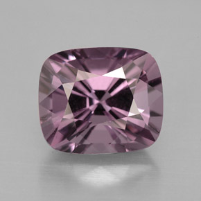 4.32캐럿 천연 핑크빛 바이올렛 스피넬, 쿠션 컷, 10×8.6 mm, VVS-VS