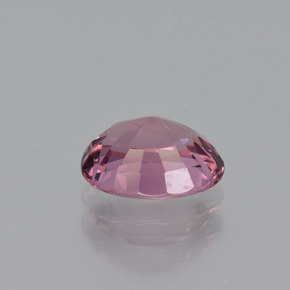 1.16캐럿 천연 보랏빛 핑크 스피넬, 타원형 컷, 7×5.7 mm, VS