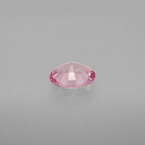 1.03캐럿 천연 보랏빛 핑크 스피넬, 타원형 컷, 7.2×6 mm, VS