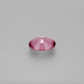 0.99캐럿 천연 보랏빛 핑크 스피넬, 타원형 컷, 7.4×5.6 mm, VS