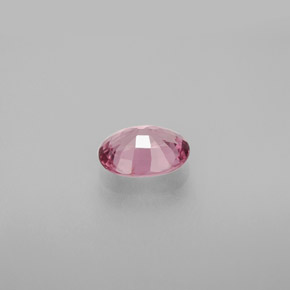 1.08캐럿 천연 보랏빛 핑크 스피넬, 타원형 컷, 7.2×5.7 mm, VVS-VS