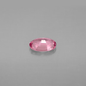 0.80캐럿 천연 핑크 스피넬, 타원형 컷, 7.1×5.1 mm, VVS-VS
