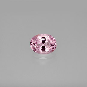 0.97캐럿 천연 핑크 스피넬, 타원형 컷, 6.9×5.4 mm, VS