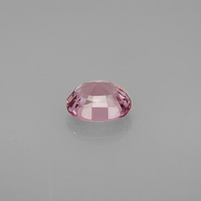 1.46캐럿 천연 보랏빛 핑크 스피넬, 타원형 컷, 7.1×6.3 mm, VVS-VS
