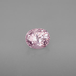 1.42캐럿 천연 핑크 스피넬, 타원형 컷, 7.1×5.9 mm, VVS-VS