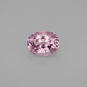 1.71캐럿 천연 보랏빛 핑크 스피넬, 타원형 컷, 8.2×6.1 mm, VVS-VS