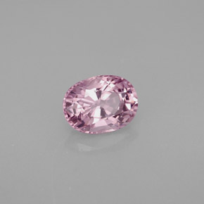 1.71캐럿 천연 보랏빛 핑크 스피넬, 타원형 컷, 8.2×6.1 mm, VVS-VS