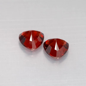 캐럿 천연 딥 레드 스피넬 보석, 트릴리언, 5.1×5 mm, VS