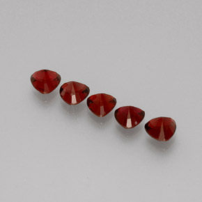 캐럿 천연 레드 스피넬 보석, 트릴리언, 5.1×4.9 mm, VS