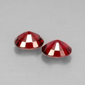 캐럿 천연 레드 스피넬 보석, 타원형 컷, 5.9×5 mm, VS