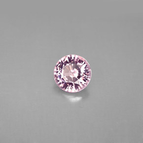 0.95캐럿 천연 보랏빛 핑크 스피넬, 라운드 컷, 6.03 mm, VS